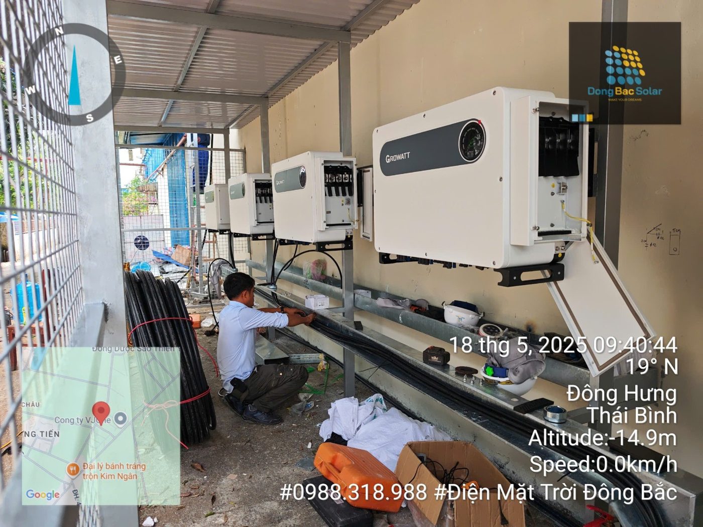 Thi công inverter & hệ điện